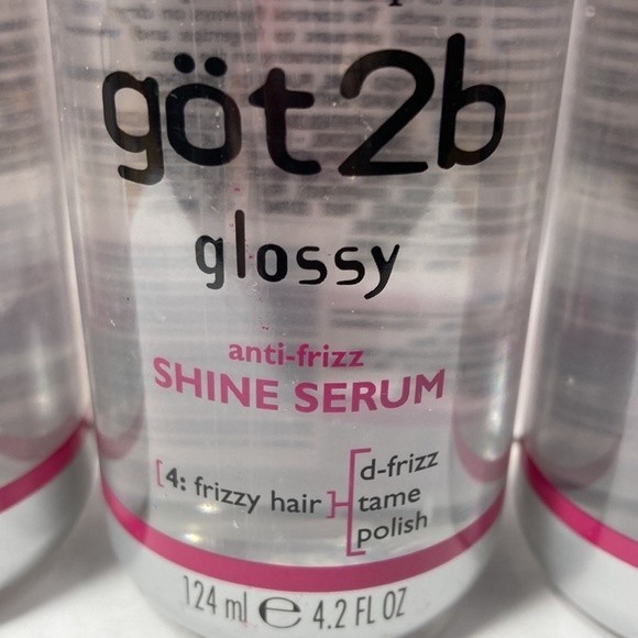 4 got 2 b Glossy Shine Serum DISCONTINUED 4.2oz Anti Frizz Schwarzkopf - Picture 3 of 12